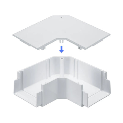 Wiring duct (flat L-shaped, white) CA-KK60L