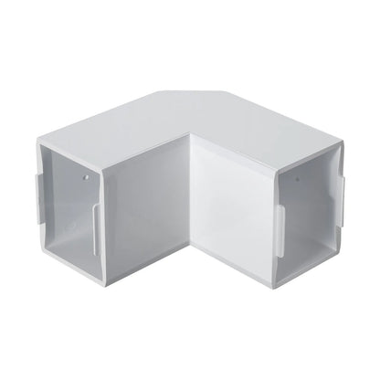 Wiring duct (indoor/outdoor L-shaped, white) CA-KK80DR