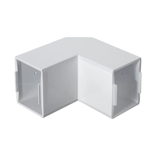 Wiring duct (indoor/outdoor L-shaped, white) CA-KK80DR