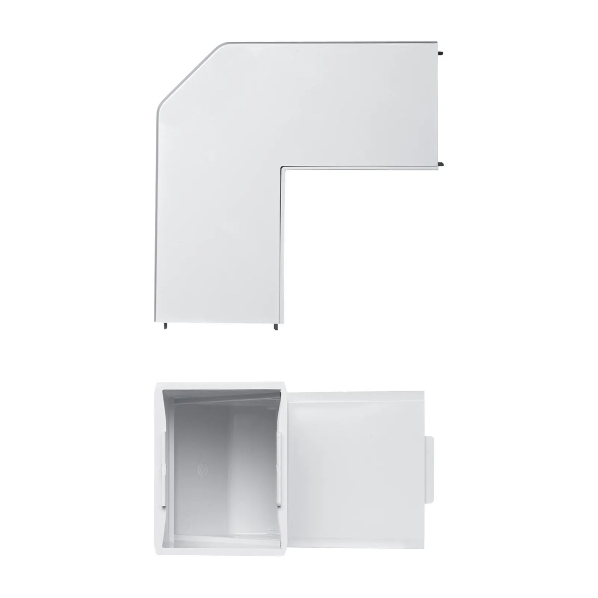 Wiring duct (indoor/outdoor L-shaped, white) CA-KK80DR