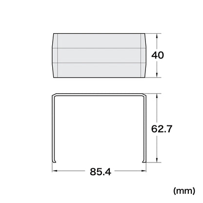 Wiring duct (connecting cover, white) CA-KK80J