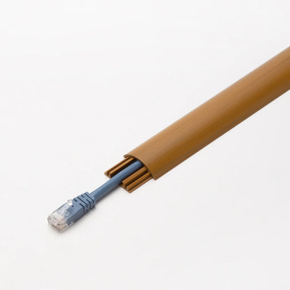 Floor cable molding (30mm width, 1m length, light wood grain) CA-R30LM