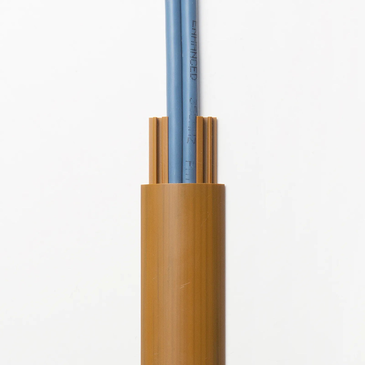 Floor cable molding (30mm width, 1m length, light wood grain) CA-R30LM