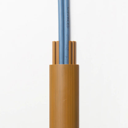 Floor cable molding (30mm width, 1m length, light wood grain) CA-R30LM