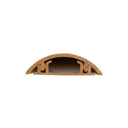 Floor cable molding (30mm width, 1m length, light wood grain) CA-R30LM