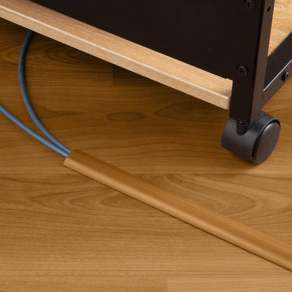 Floor cable molding (30mm width, 1m length, light wood grain) CA-R30LM