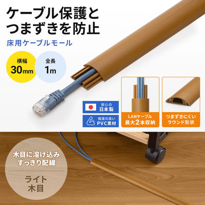 Cable cover (wood grain) CA-R30M