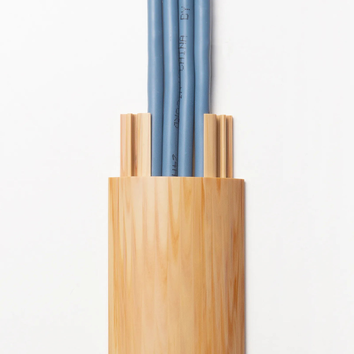 Floor cable molding (50mm width, 1m length, natural wood grain) CA-R50NM