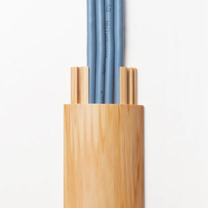 Floor cable molding (50mm width, 1m length, natural wood grain) CA-R50NM