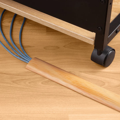 Floor cable molding (50mm width, 1m length, natural wood grain) CA-R50NM