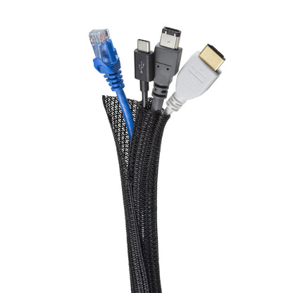 Braided Cable Sleeve (Black, 2m roll, 19mm inner diameter) CA-SL19BK2