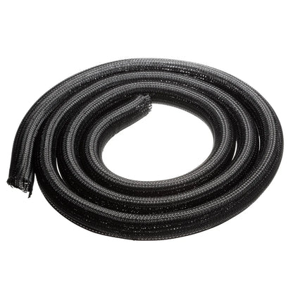 Braided Cable Sleeve (Black, 2m roll, 25mm inner diameter) CA-SL25BK2