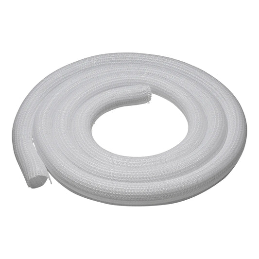 Braided Cable Sleeve (White, 2m roll, 25mm inner diameter) CA-SL25W2