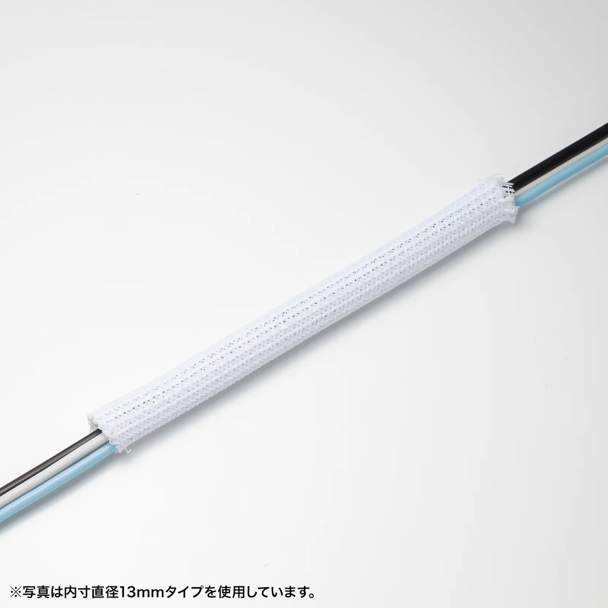 Braided Cable Sleeve (White, 2m roll, 25mm inner diameter) CA-SL25W2