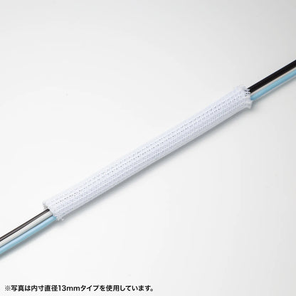 Braided Cable Sleeve (White, 2m roll, 25mm inner diameter) CA-SL25W2