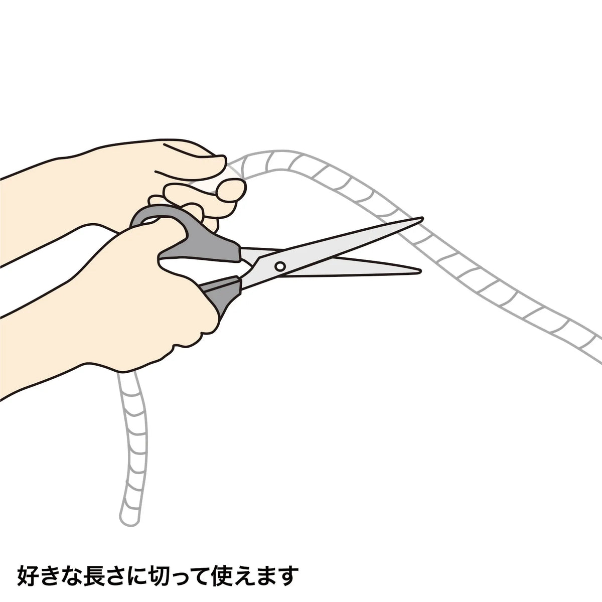 Cable Tie (Spiral) CA-SP15WN2