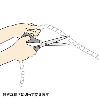 ケーブルタイ(スパイラル) CA-SP9BKN2