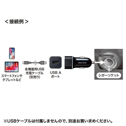Car charger (1 port, 2.4A) CAR-CHR73U