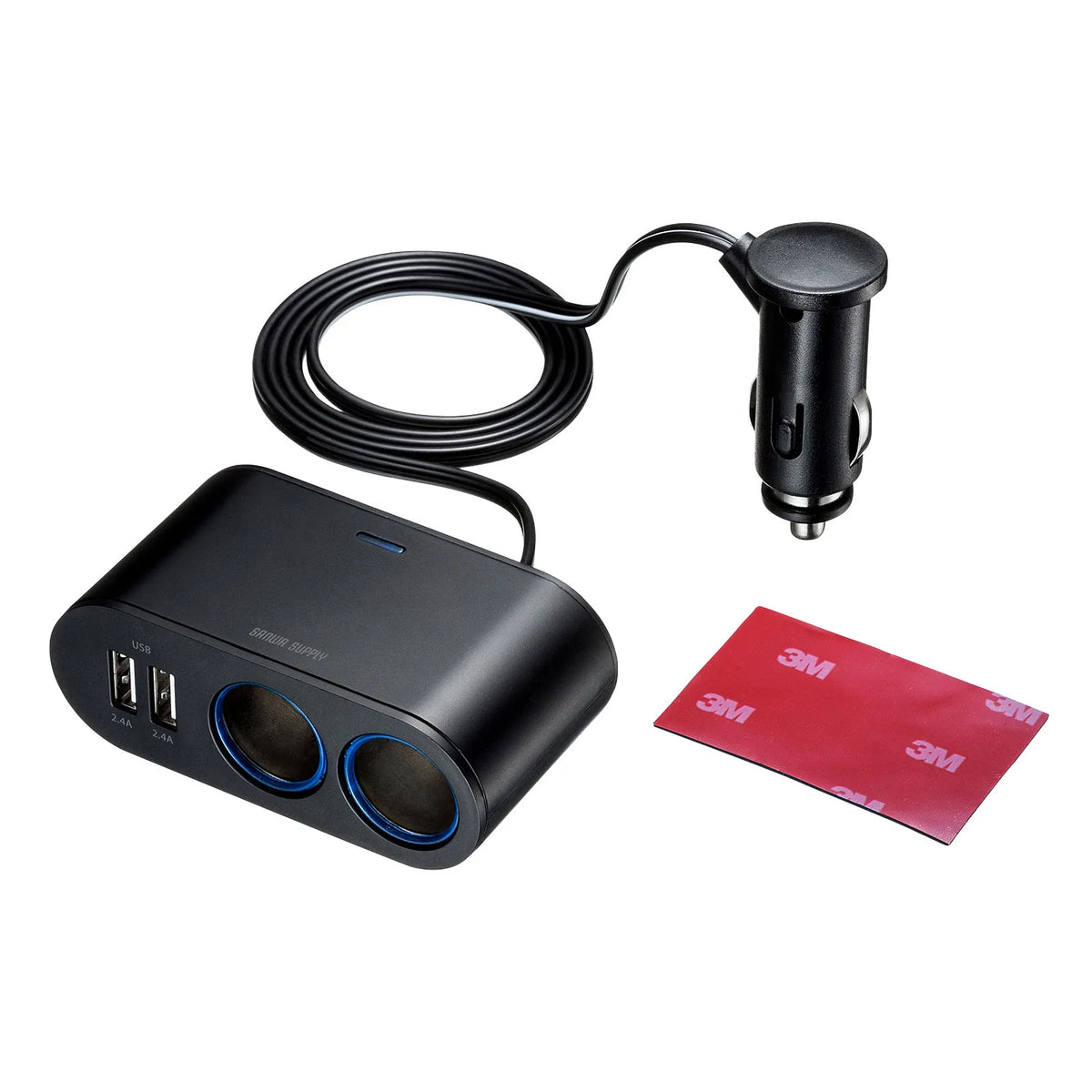 Dual USB Socket with Charger (2 Ports, 4.8A) CAR-CHR78CUN