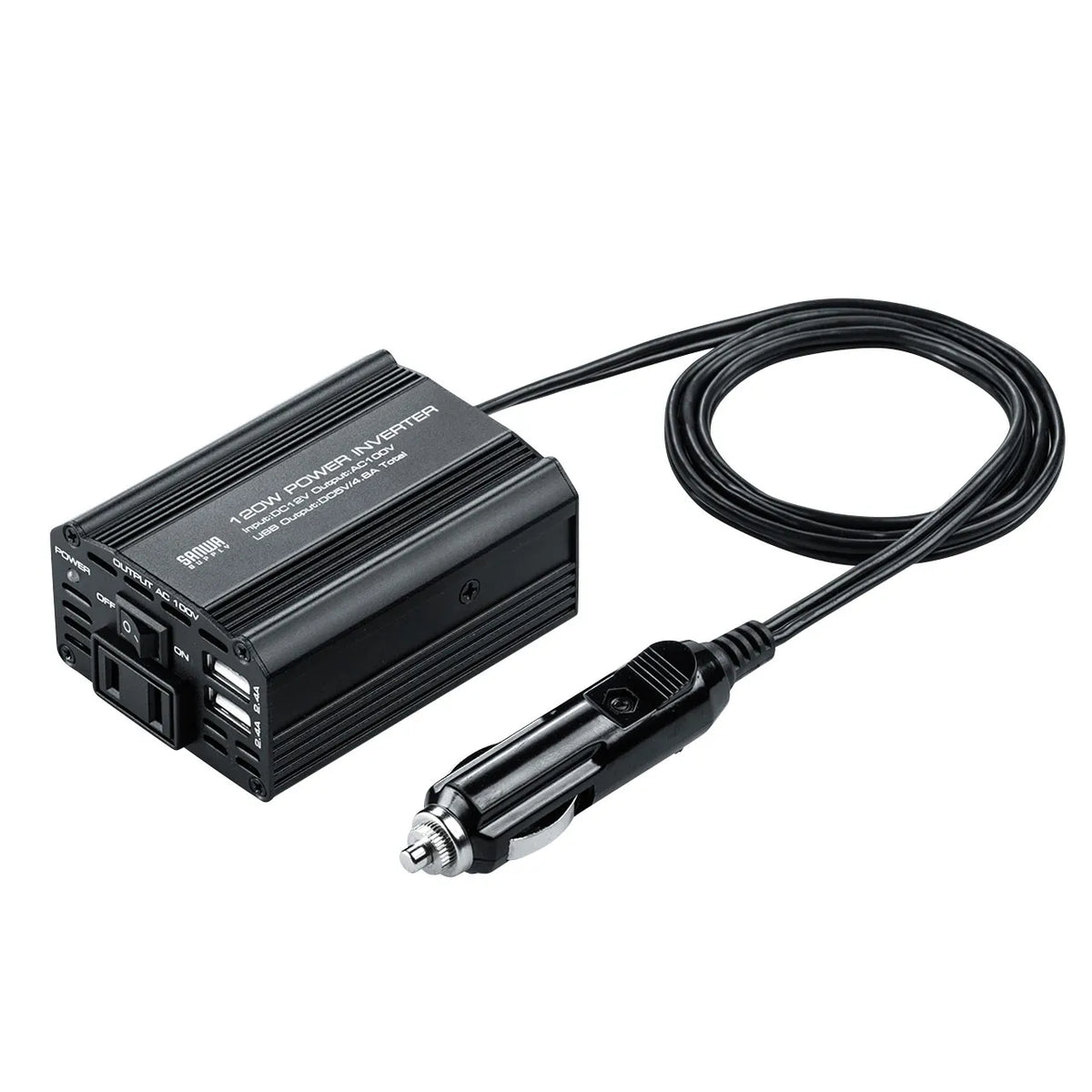 カーインバーター（120W） CAR-CHR80AC