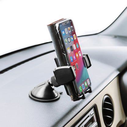 Smartphone car mount (compatible with flip cases, on-dash type) CAR-HLD11BK