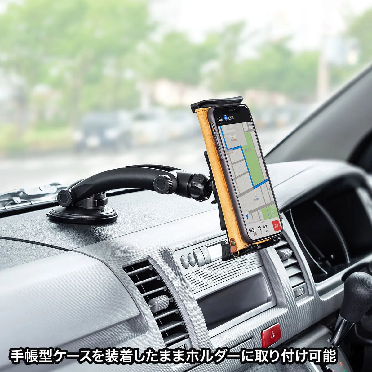 Car Tablet Holder (Suction Cup Type) CAR-HLD13BK