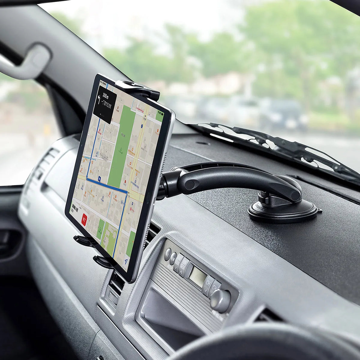 Car Tablet Holder (Suction Cup Type) CAR-HLD13BK