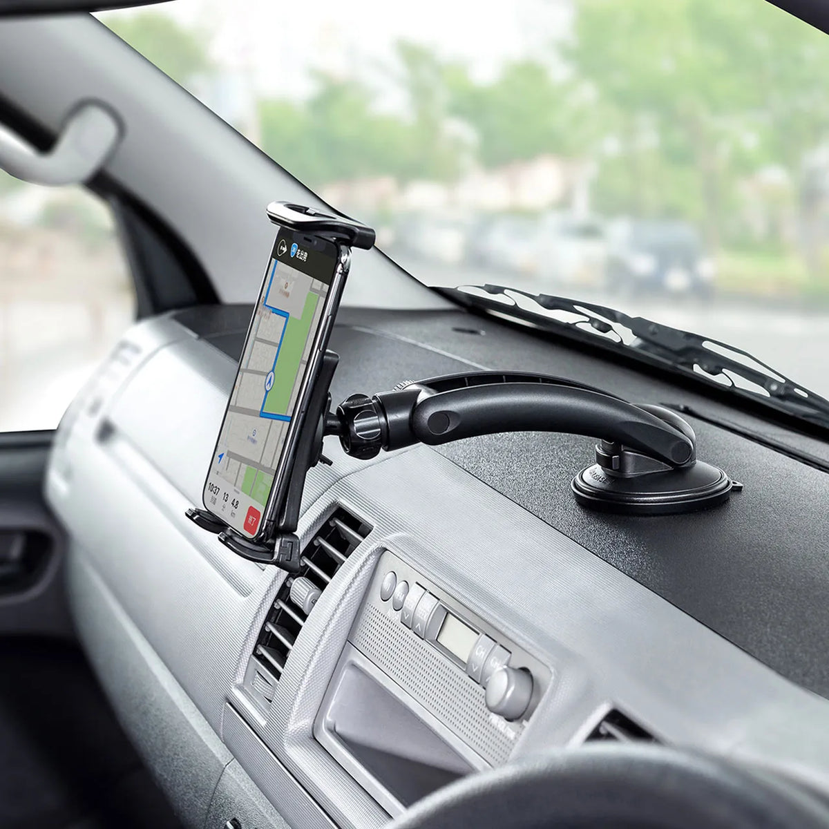 Car Tablet Holder (Suction Cup Type) CAR-HLD13BK
