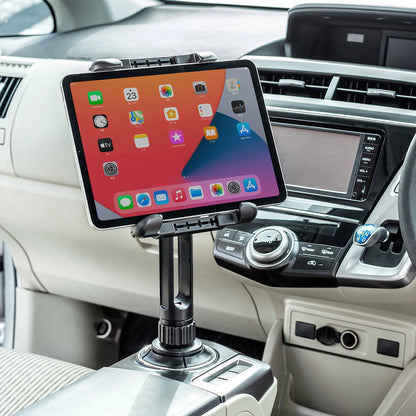 Car Tablet Holder (Cup Holder Mount Type) CAR-HLD14BK