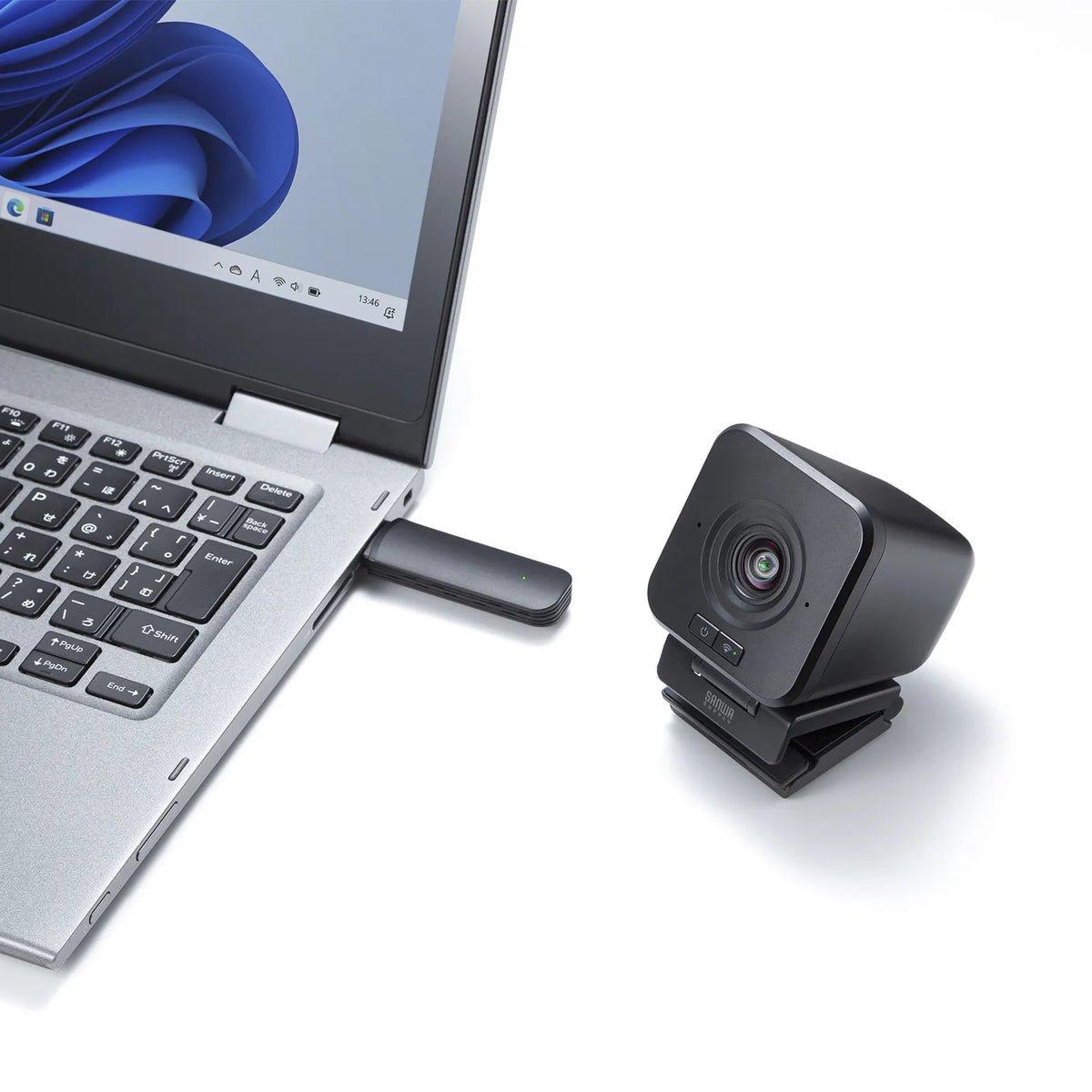 Wireless wide-angle webcam CMS-V69BK