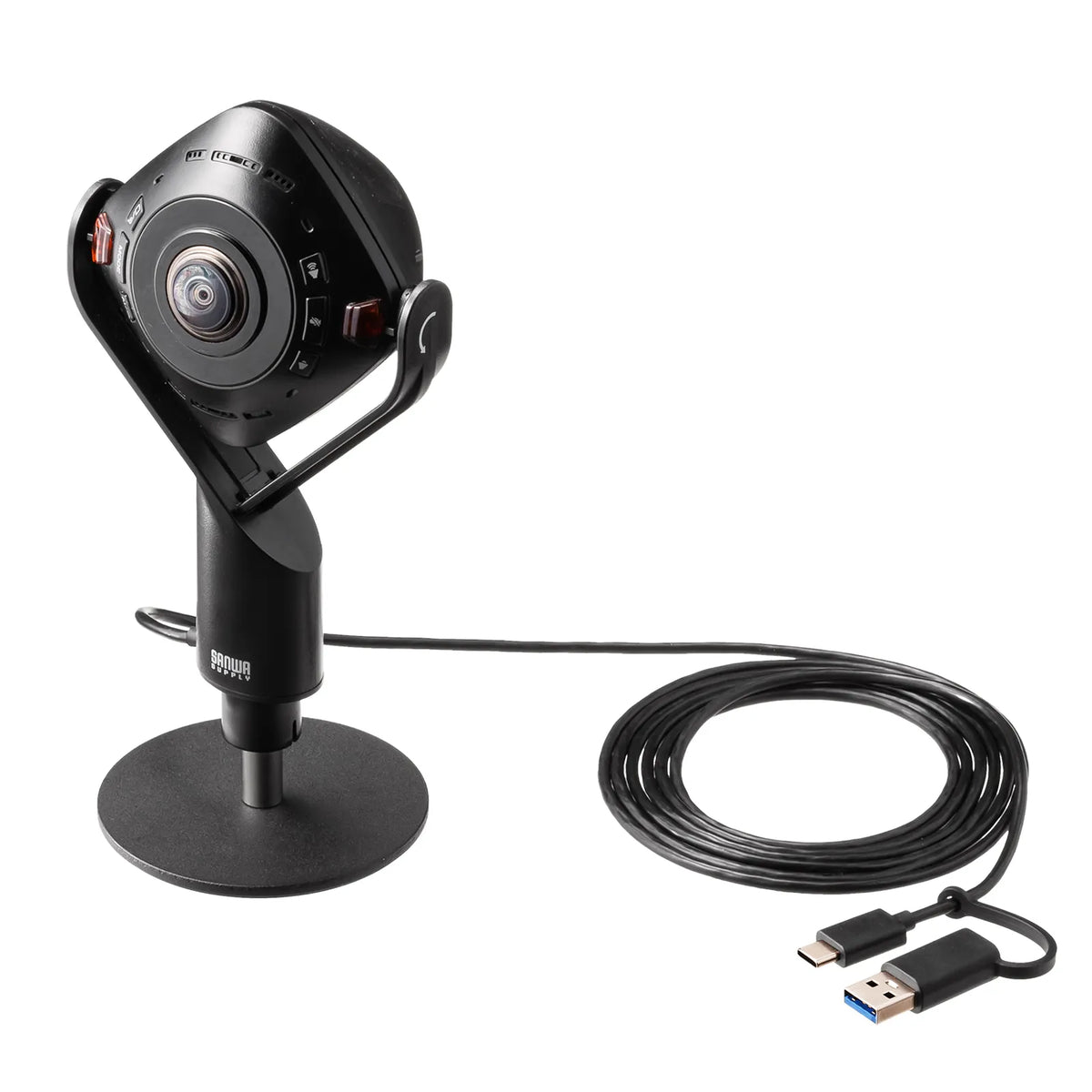 360-degree webcam with built-in speaker CMS-V71BK
