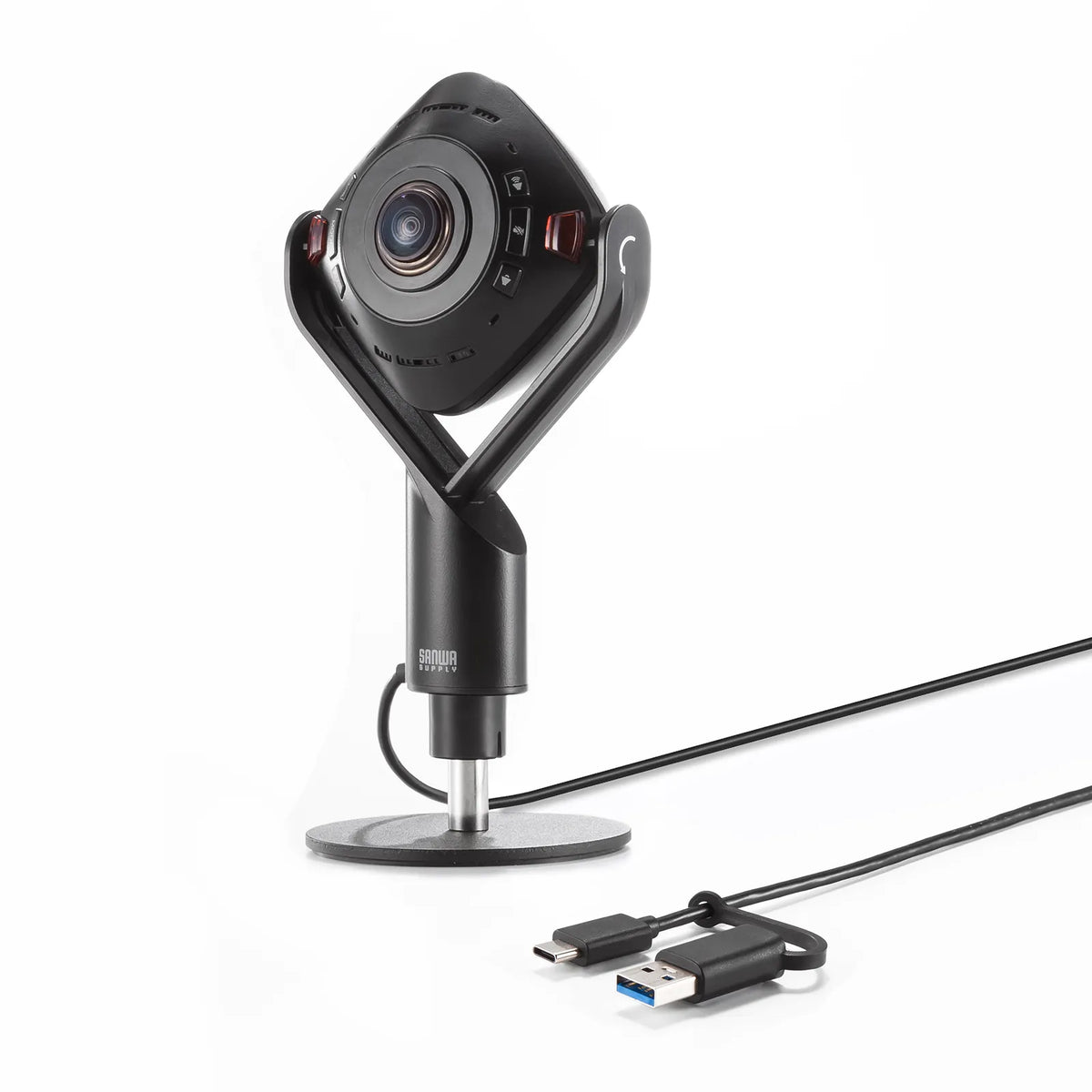 360-degree webcam with built-in speaker CMS-V71BK