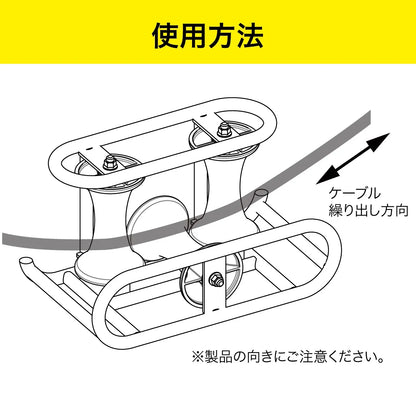 Cable roller CR-540A