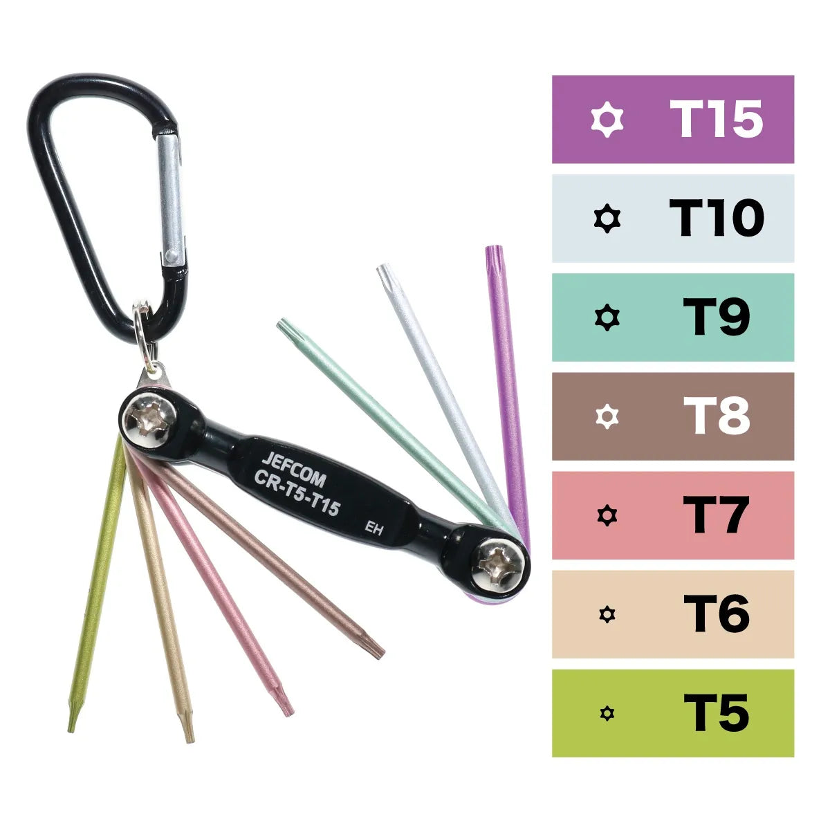 Torx wrench set CR-T5-T15