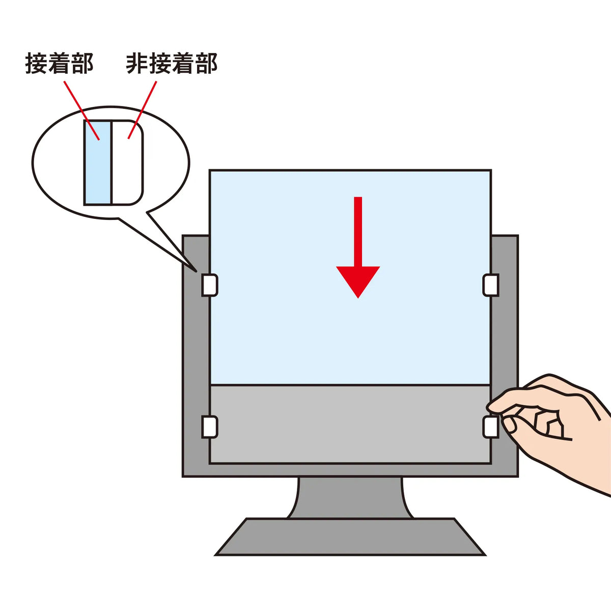 14.0-inch widescreen (16:9) compatible blue light cut filter ND70ST series CRT-ND70ST140WN