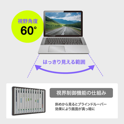 16-inch widescreen (16:10) compatible privacy filter CRT-PFNG160W