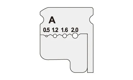 Wire stripper replacement blade DA-052KP
