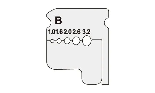 Wire stripper replacement blade DB-132KP
