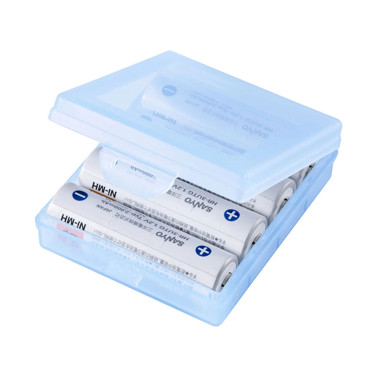 Battery case (2-pack for AA batteries, blue) DG-BT3BLN