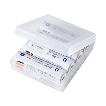 Battery case (2-pack for AA batteries, clear) DG-BT3CLN