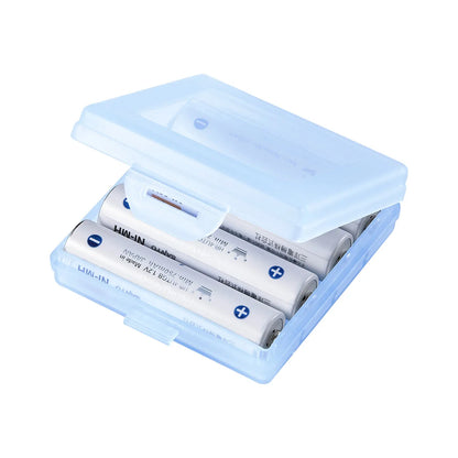 Battery case (2-pack for AAA batteries, blue) DG-BT4BLN