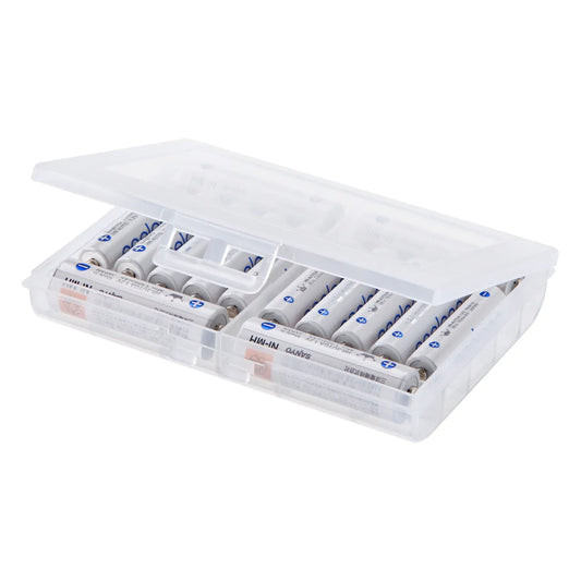 Battery case (compatible with AA and AAA batteries, clear) DG-BT5C