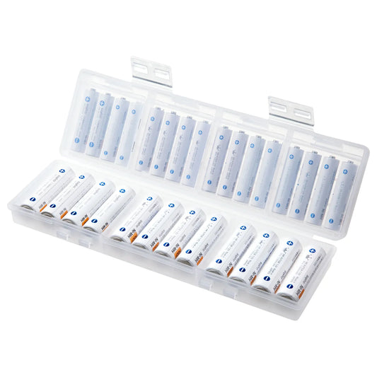 Battery case (high capacity type, compatible with AA and AAA batteries, clear) DG-BT6C