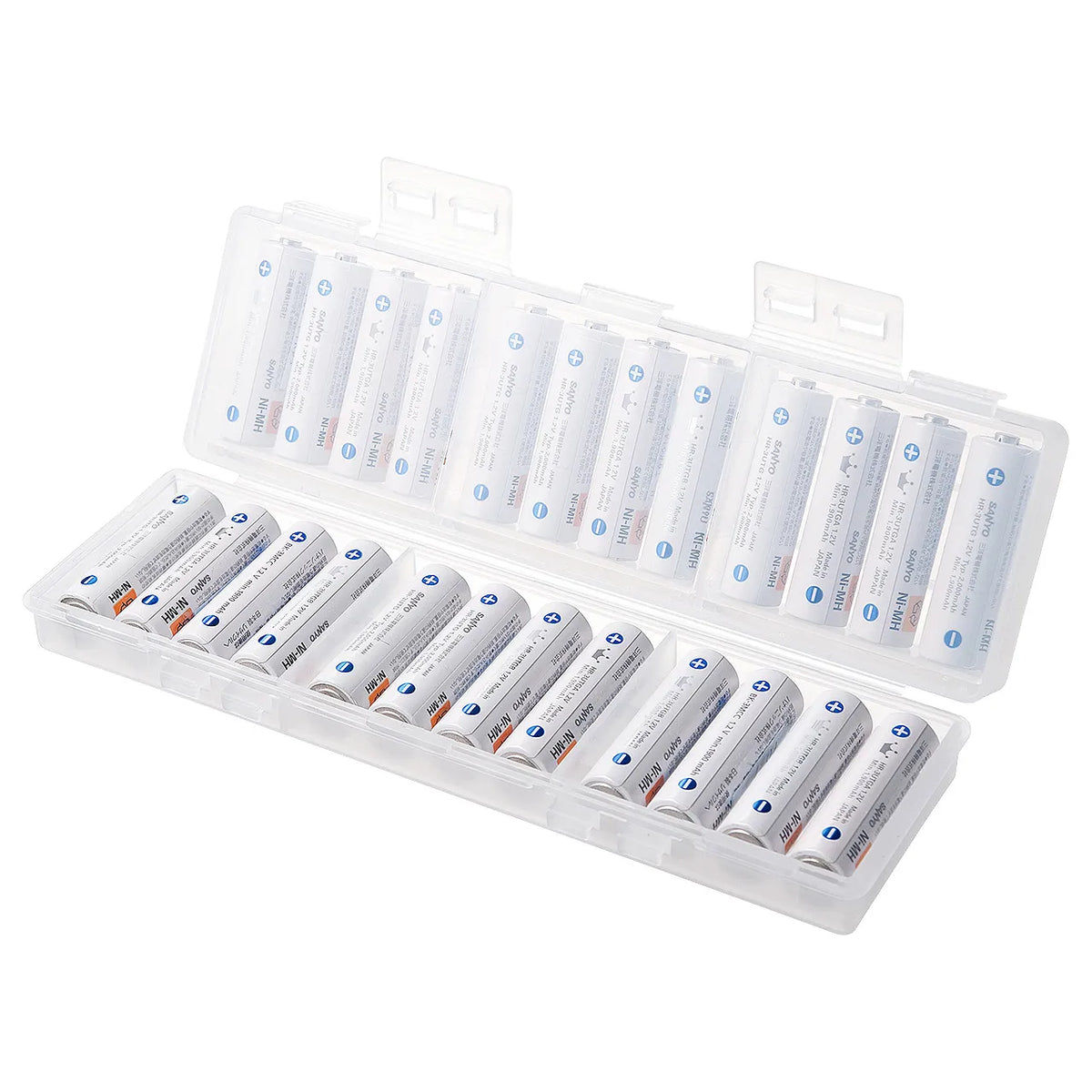 Battery case (AA size only, high capacity, clear) DG-BT7C