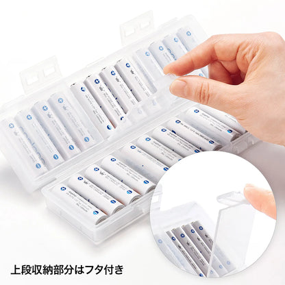 Battery case (AA size only, high capacity, clear) DG-BT7C