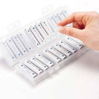 Battery case (AA size only, high capacity, clear) DG-BT7C