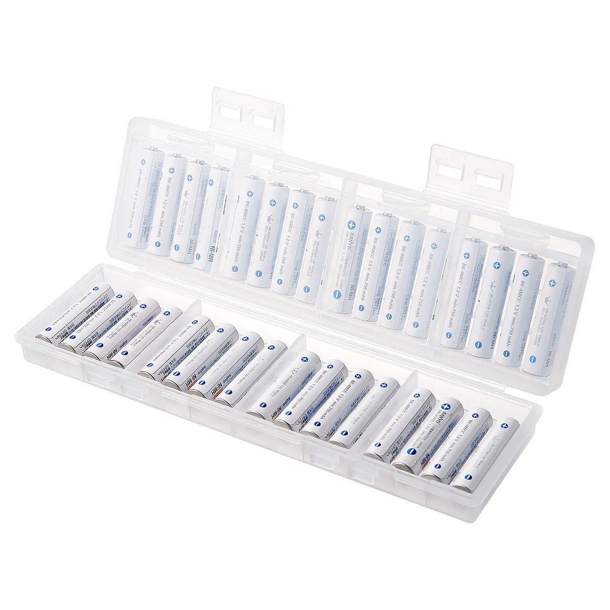 Battery case (AAA size only, high capacity, clear) DG-BT8C