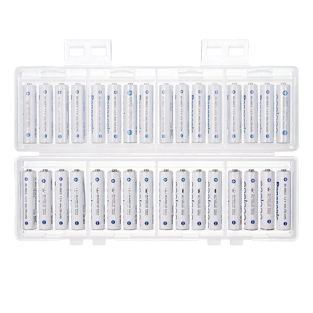 Battery case (AAA size only, high capacity, clear) DG-BT8C