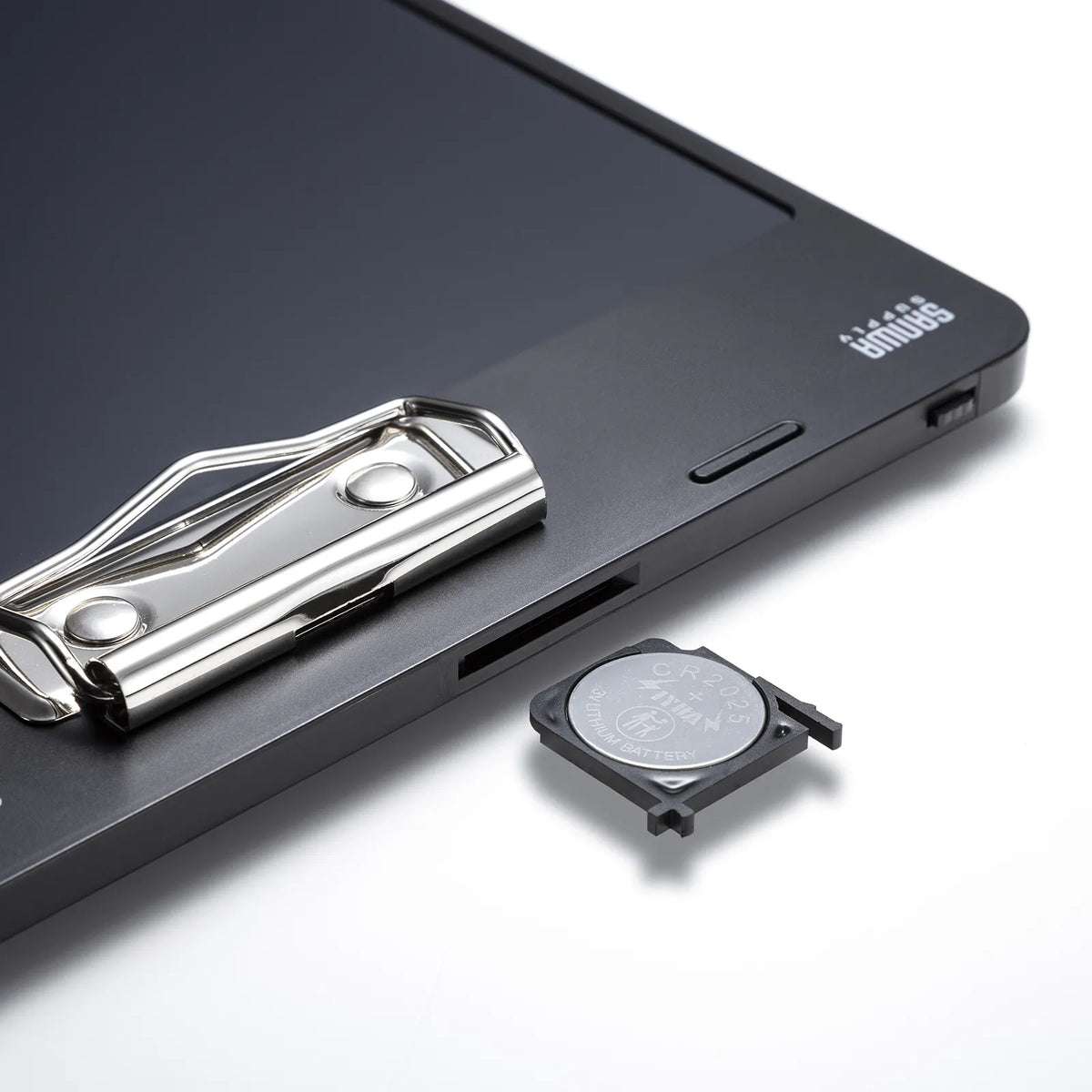 Electronic memo pad with clip DH-320BK