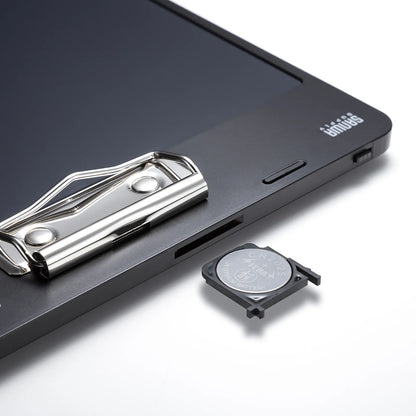 Electronic memo pad with clip DH-320BK